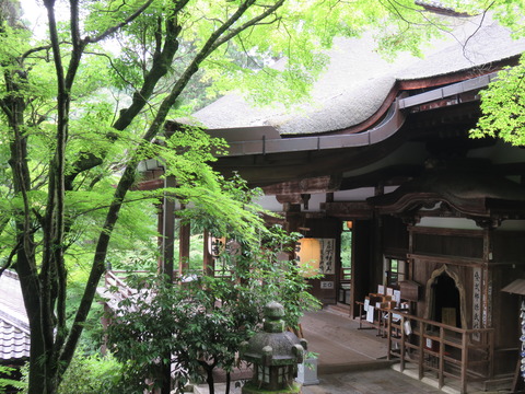 石山寺 本堂と源氏の間