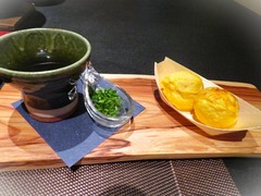 鰻と梅肉の明石焼き