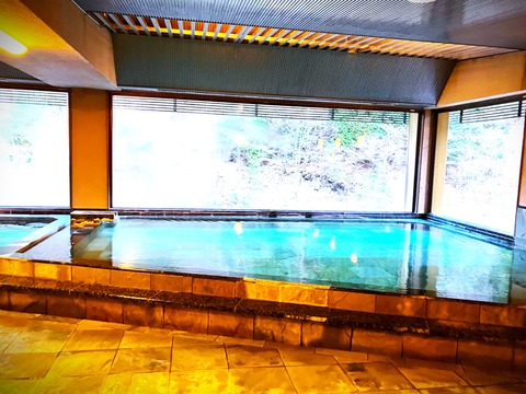 ⓪温泉慶雲館 展望風呂 石風の湯